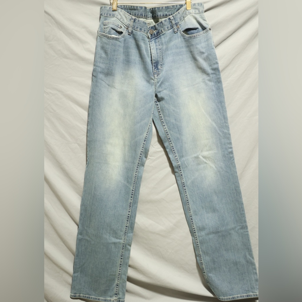 Calvin Klein Blue Jeans 36w 34l Straight Leg